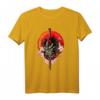 Japanischer Samurai, Oni Dämon, Katana-Schwert T-Shirt - Retro Vintage Japan Kunst Design für Männer und Frauen, die Japan Kultur lieben