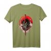 Japanischer Samurai, Oni Dämon, Katana-Schwert T-Shirt - Retro Vintage Japan Kunst Design für Männer und Frauen, die Japan Kultur lieben