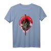 Japanischer Samurai, Oni Dämon, Katana-Schwert T-Shirt - Retro Vintage Japan Kunst Design für Männer und Frauen, die Japan Kultur lieben