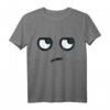 Verärgerte Gefühle Gesicht Verkleidung Kostüm T-Shirt – Originelles Halloween, Fasching & Karnevals Outfit für Frauen, Männer & Kinder