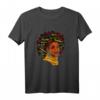 Damen Afro-Wörter Exzellenz T-Shirt - Stolz auf Afrikanisches Erbe, Schwarze Geschichte & Melanin Poppin Geschenk für Frauen