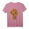 Melanin Kente Fist Design Schwarz Geschichte T-Shirt – Kulturelles Pride Shirt für Geburtstag, Weihnachten, Vatertag & Muttertag