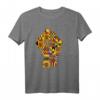 Melanin Kente Fist Design Schwarz Geschichte T-Shirt – Kulturelles Pride Shirt für Geburtstag, Weihnachten, Vatertag & Muttertag