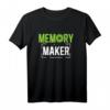 Fotografen Memory Maker T-Shirt – Cooles Fotografie-Design für Hobby- und Profi-Fotografen als Geschenk