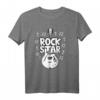 Rockstar in Training Kinder T-Shirt für Jungen und Mädchen mit Gitarre und Noten – Perfekt für kleine Rocker und Musikfans