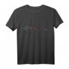 Farbiges Spiegelbild Gitarre T-Shirt - Perfektes Geschenk für Gitarristen, Musiker und Musikliebhaber zu Weihnachten & Geburtstag