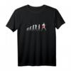 Rock N Roll Musik Prähistorische Evolution Gitarre Witz T-Shirt – Lustiges Geschenk für Musik- und Wissenschaftsliebhaber, Jugendliche & Freunde