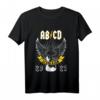 Kinder Einschulung ABCD Rocker Musik Gitarre T-Shirt für Schulanfang 2021 - Perfekt als Überraschung und Schulstart Outfit für kleine Rocker