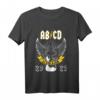 Kinder Einschulung ABCD Rocker Musik Gitarre T-Shirt für Schulanfang 2021 - Perfekt als Überraschung und Schulstart Outfit für kleine Rocker