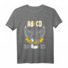 Kinder Einschulung ABCD Rocker Musik Gitarre T-Shirt für Schulanfang 2021 - Perfekt als Überraschung und Schulstart Outfit für kleine Rocker
