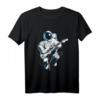 Space Astronaut Musiker Gitarre T-Shirt - Lustiges Astronauten Design für Männer, Frauen, Jungen und Mädchen, perfekt als Geschenk