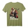 Metal Weihnachts Shirt mit Weihnachtsmann und Gitarre – Heavy Metal Geschenkidee für Damen und Herren zu Weihnachten