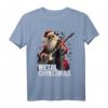 Metal Weihnachts Shirt mit Weihnachtsmann und Gitarre – Heavy Metal Geschenkidee für Damen und Herren zu Weihnachten