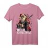 Metal Weihnachts Shirt mit Weihnachtsmann und Gitarre – Heavy Metal Geschenkidee für Damen und Herren zu Weihnachten