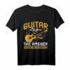 Gitarre T-Shirt - Perfektes Geschenk für Gitarristen, Musiker & Musikliebhaber zu Weihnachten oder Geburtstag
