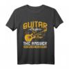 Gitarre T-Shirt - Perfektes Geschenk für Gitarristen, Musiker & Musikliebhaber zu Weihnachten oder Geburtstag