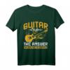 Gitarre T-Shirt - Perfektes Geschenk für Gitarristen, Musiker & Musikliebhaber zu Weihnachten oder Geburtstag