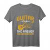 Gitarre T-Shirt - Perfektes Geschenk für Gitarristen, Musiker & Musikliebhaber zu Weihnachten oder Geburtstag