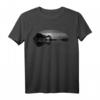 Gitarre Grau Sky Trees City Lake Reflection T-Shirt – Künstlerisches Design für Musiker und Naturliebhaber