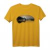 Gitarre Grau Sky Trees City Lake Reflection T-Shirt – Künstlerisches Design für Musiker und Naturliebhaber