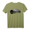 Gitarre Grau Sky Trees City Lake Reflection T-Shirt – Künstlerisches Design für Musiker und Naturliebhaber