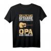 Herren Gitarrenspieler Gitarre Opa Gitarrist Großvater T-Shirt – Lustiges Musik Geschenk für Musiker, Gitarristen & Opa