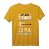 Herren Gitarrenspieler Gitarre Opa Gitarrist Großvater T-Shirt – Lustiges Musik Geschenk für Musiker, Gitarristen & Opa