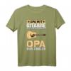Herren Gitarrenspieler Gitarre Opa Gitarrist Großvater T-Shirt – Lustiges Musik Geschenk für Musiker, Gitarristen & Opa