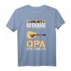 Herren Gitarrenspieler Gitarre Opa Gitarrist Großvater T-Shirt – Lustiges Musik Geschenk für Musiker, Gitarristen & Opa