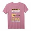 Herren Gitarrenspieler Gitarre Opa Gitarrist Großvater T-Shirt – Lustiges Musik Geschenk für Musiker, Gitarristen & Opa