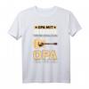 Herren Gitarrenspieler Gitarre Opa Gitarrist Großvater T-Shirt – Lustiges Musik Geschenk für Musiker, Gitarristen & Opa