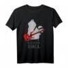 Rock n Roll - Racoon Roll Stinktier für Rocker E-Gitarre T-Shirt – Lustiges Geschenk für Musikliebhaber und Rockfans