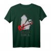 Rock n Roll - Racoon Roll Stinktier für Rocker E-Gitarre T-Shirt – Lustiges Geschenk für Musikliebhaber und Rockfans