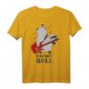 Rock n Roll - Racoon Roll Stinktier für Rocker E-Gitarre T-Shirt – Lustiges Geschenk für Musikliebhaber und Rockfans