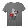 Rock n Roll - Racoon Roll Stinktier für Rocker E-Gitarre T-Shirt – Lustiges Geschenk für Musikliebhaber und Rockfans