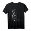 Notenschlüssel T-Shirt – Musik Musiker Geschenkidee für Männer, Frauen und Kinder zu Weihnachten, Halloween & Geburtstag