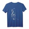 Notenschlüssel T-Shirt – Musik Musiker Geschenkidee für Männer, Frauen und Kinder zu Weihnachten, Halloween & Geburtstag