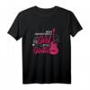 Unterschätze nie ein Mädchen mit einer Gitarre T-Shirt – Perfektes Geschenk für Gitarristinnen, Musikerinnen und Bandmitglieder