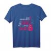 Unterschätze nie ein Mädchen mit einer Gitarre T-Shirt – Perfektes Geschenk für Gitarristinnen, Musikerinnen und Bandmitglieder