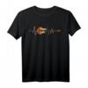 Geschenkidee für Gitarristen Herzschlag Gitarre T-Shirt – Perfektes Geschenk zu Weihnachten & Geburtstag für Musiker, Musikliebhaber & Gitarrenlehrer