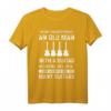 Unterschätze Niemals Einen Mann Mit Gitarre T-Shirt – Lustiges Musik-Shirt für Männer, Gitarristen & Musikliebhaber