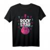 Rockstar in Training Mädchen T-Shirt mit Gitarre und Noten – Lustiges Rockoutfit für kleine und große Musikliebhaberinnen