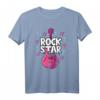 Rockstar in Training Mädchen T-Shirt mit Gitarre und Noten – Lustiges Rockoutfit für kleine und große Musikliebhaberinnen