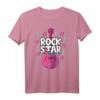 Rockstar in Training Mädchen T-Shirt mit Gitarre und Noten – Lustiges Rockoutfit für kleine und große Musikliebhaberinnen
