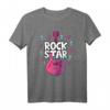 Rockstar in Training Mädchen T-Shirt mit Gitarre und Noten – Lustiges Rockoutfit für kleine und große Musikliebhaberinnen