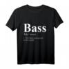 Bass Gitarre T-Shirt – Das perfekte Geschenk für Bassisten, Musiker & Musikliebhaber zu Weihnachten & Geburtstag