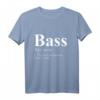 Bass Gitarre T-Shirt – Das perfekte Geschenk für Bassisten, Musiker & Musikliebhaber zu Weihnachten & Geburtstag