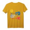 Vintage Guitar T-Shirt mit Heartbeat Pulse Linie – Retro Gitarre für Musiker, Gitarristen & Akustikgitarrenliebhaber, ideales Geschenk für Freunde und Familie