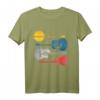 Vintage Guitar T-Shirt mit Heartbeat Pulse Linie – Retro Gitarre für Musiker, Gitarristen & Akustikgitarrenliebhaber, ideales Geschenk für Freunde und Familie