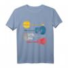 Vintage Guitar T-Shirt mit Heartbeat Pulse Linie – Retro Gitarre für Musiker, Gitarristen & Akustikgitarrenliebhaber, ideales Geschenk für Freunde und Familie